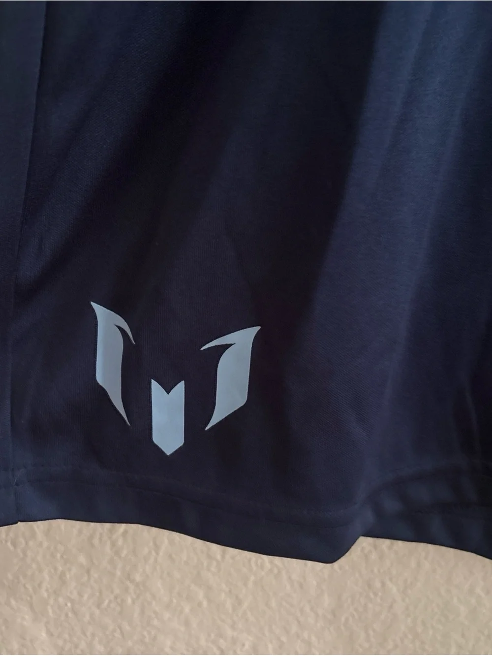 NWT Mens Messi Soccer Shorts Navy